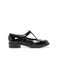 Black Calfskin Flats