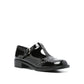 Black Calfskin Flats