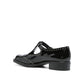 Black Calfskin Flats