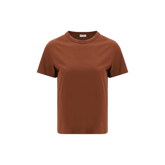 Brown Cotton T-Shirt