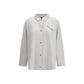 Gray Wool Dress Shirt