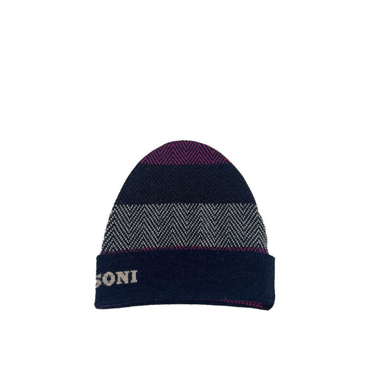 Blue Wool Beanie