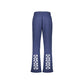 Blue Cotton Athletic Pants