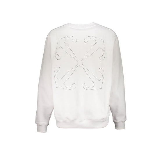 White Cotton Sweatshirt