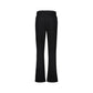 Black Cotton Casual Pants