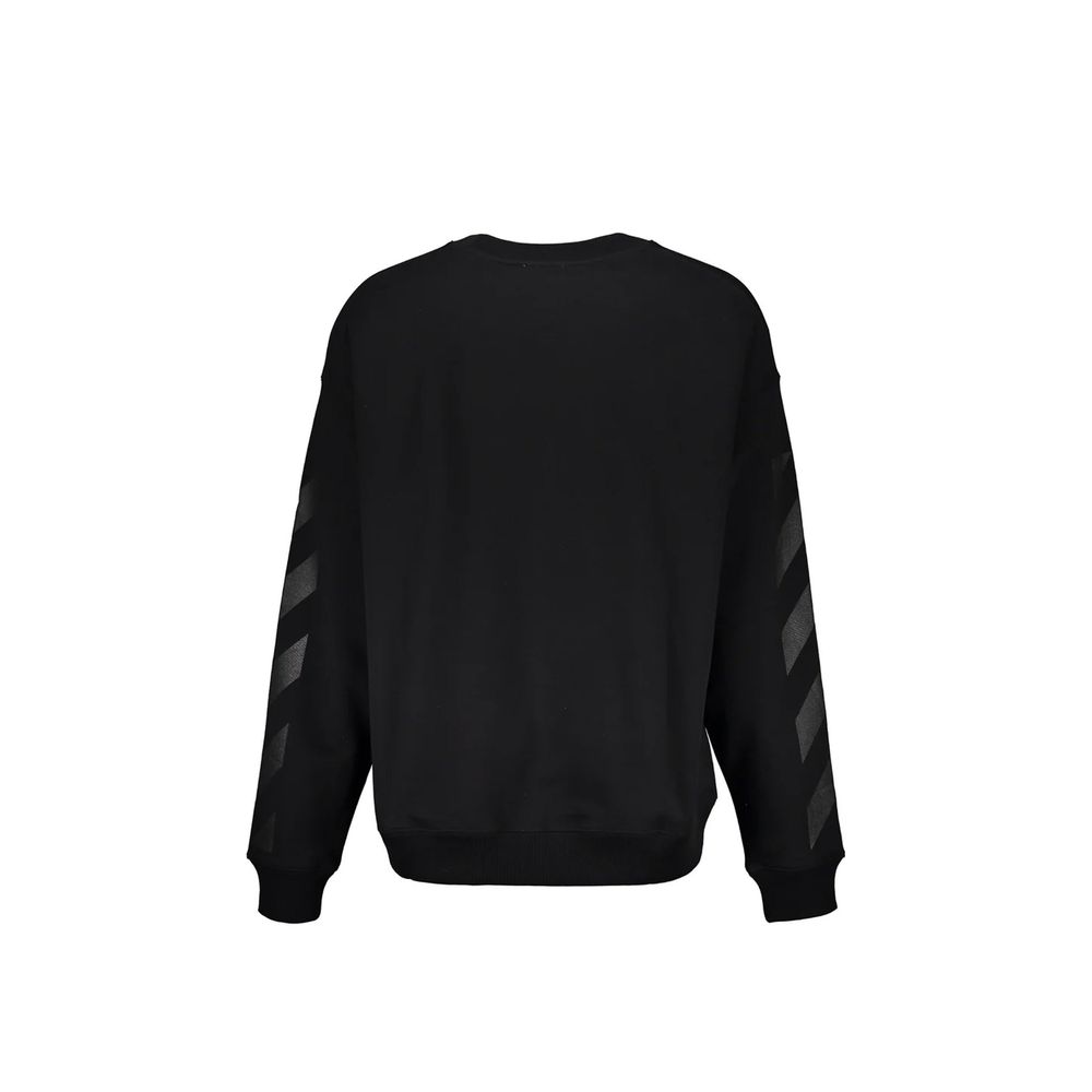 Black Cotton Sweatshirt