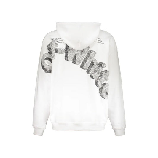 White Cotton Sweatshirt
