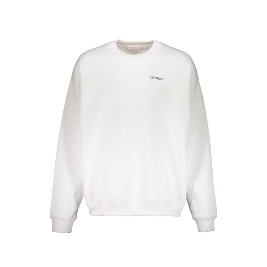 White Cotton Sweatshirt