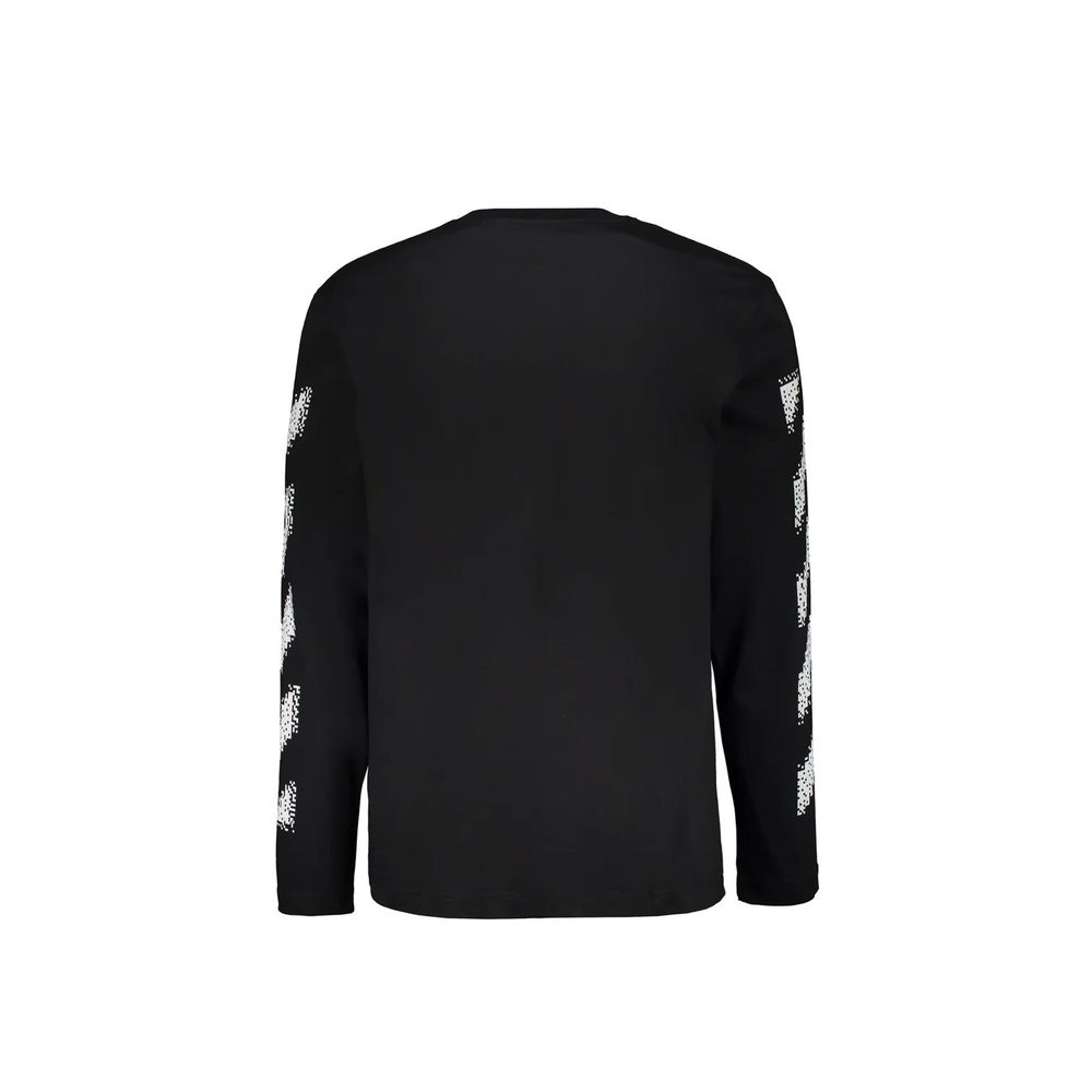 Black Cotton Sweatshirt