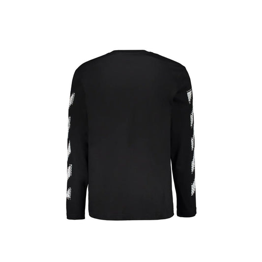 Black Cotton Sweatshirt