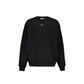 Black Cotton Sweatshirt
