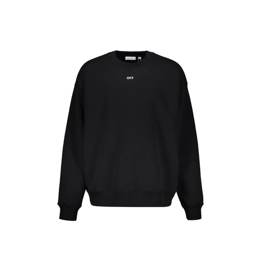Black Cotton Sweatshirt