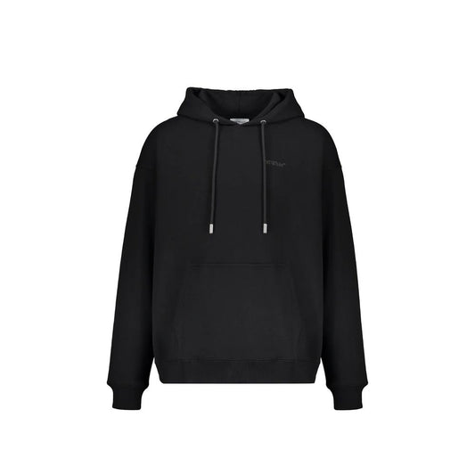 Black Cotton Sweatshirt