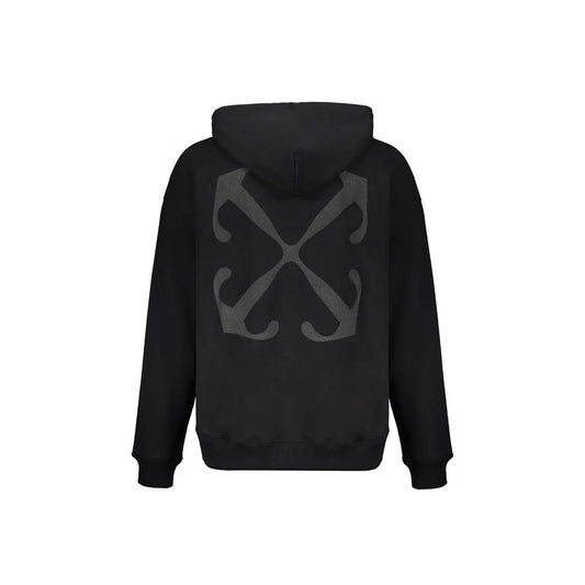 Black Cotton Sweatshirt