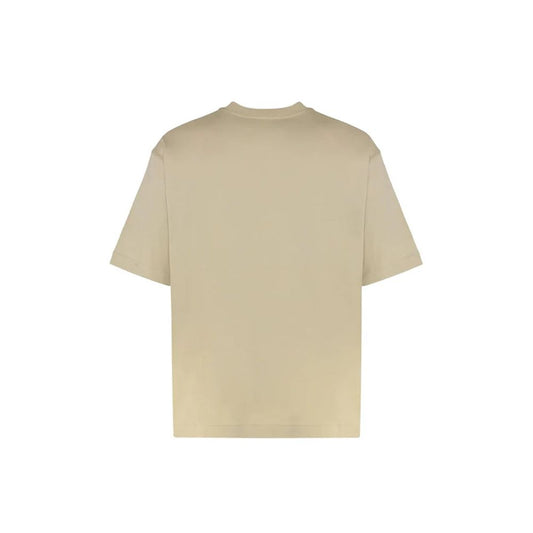 Beige Cotton T-Shirt