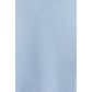 Light Blue Polyester Sweatshirt