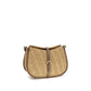 Beige Raffia Shoulder Bag