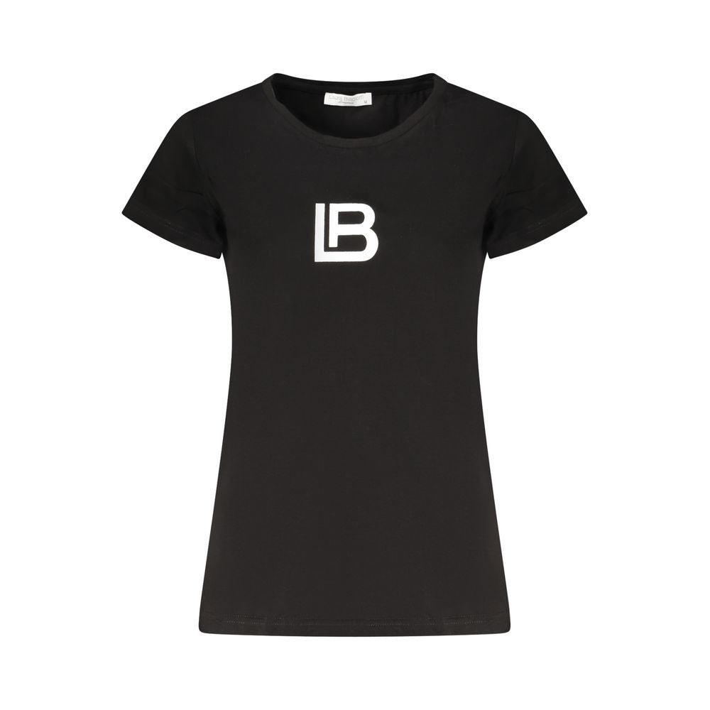 Black Cotton Women Intimate T-Shirt