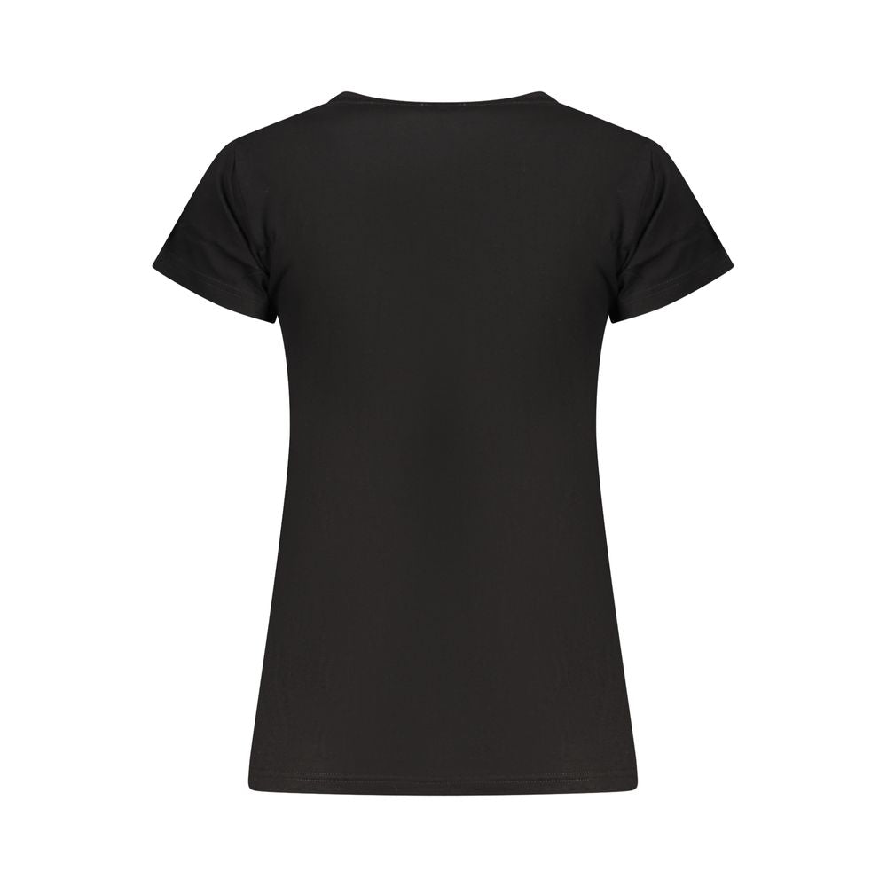 Black Cotton Women Intimate T-Shirt