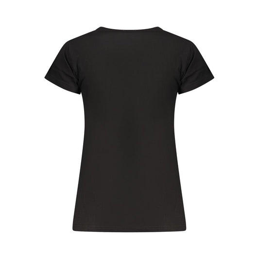 Black Cotton Women Intimate T-Shirt