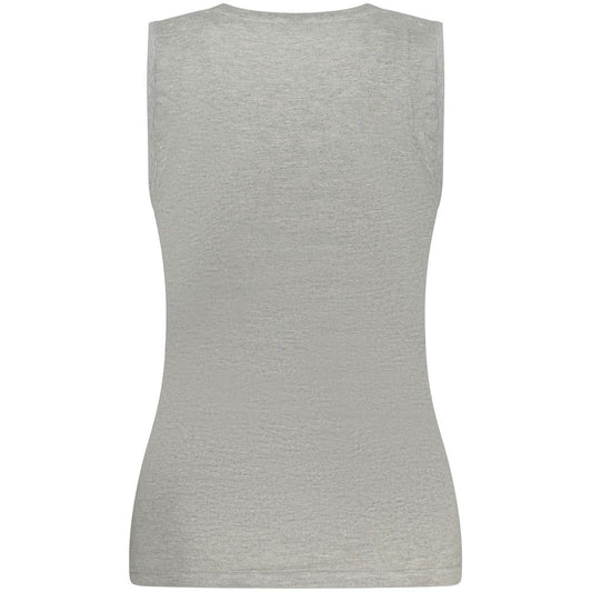 Gray Cotton Tank Tops