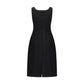 Black Cotton Casual Dress