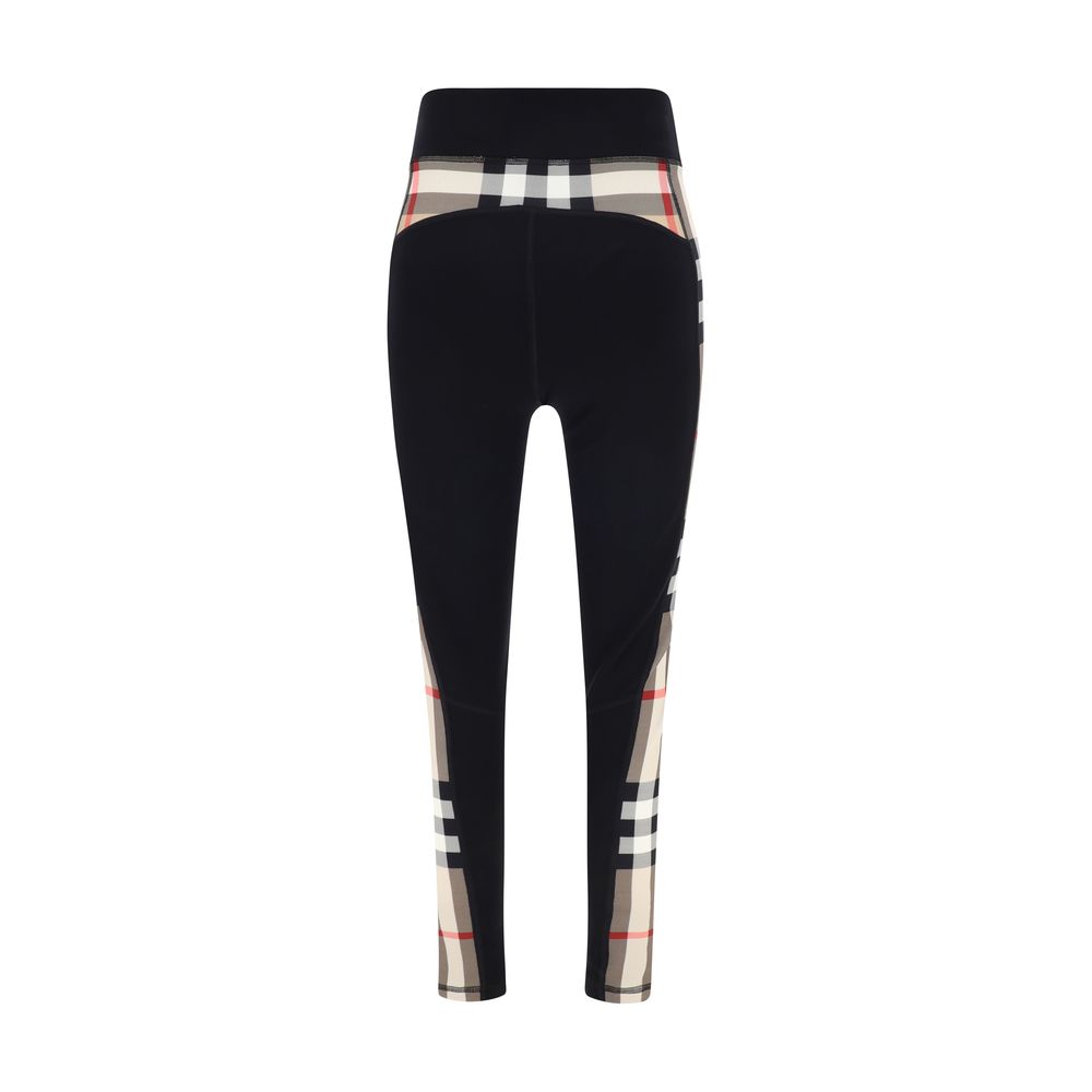 Black Elastane Leggings