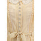 Beige Viscose Casual Dress