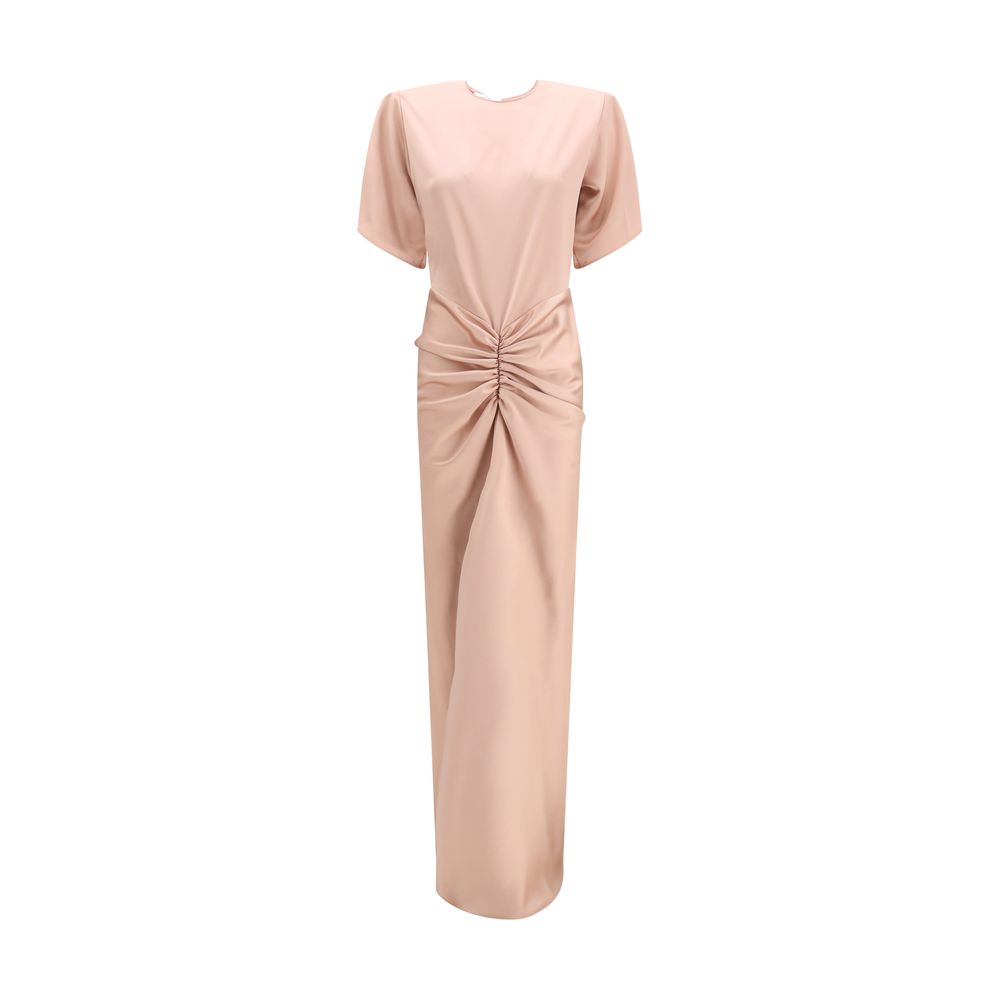 Multicolor Polyester Long Dress