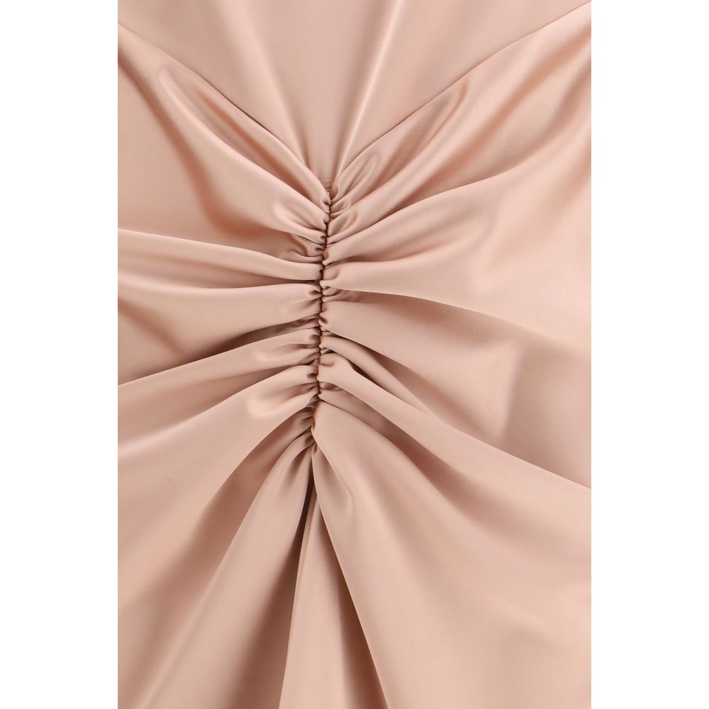 Multicolor Polyester Long Dress