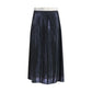Blue Acetate Midi Skirt
