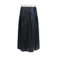 Blue Acetate Midi Skirt