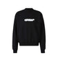 Black Cotton Sweatshirt