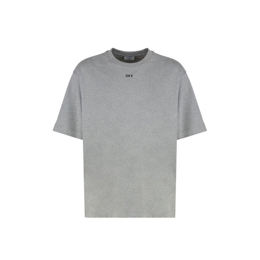 Gray Cotton T-Shirt