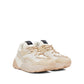 Bicolor Vegan Leather Chunky Sneakers