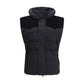 Black Polyamide Sleveless Jacket