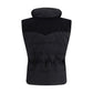 Black Polyamide Sleveless Jacket