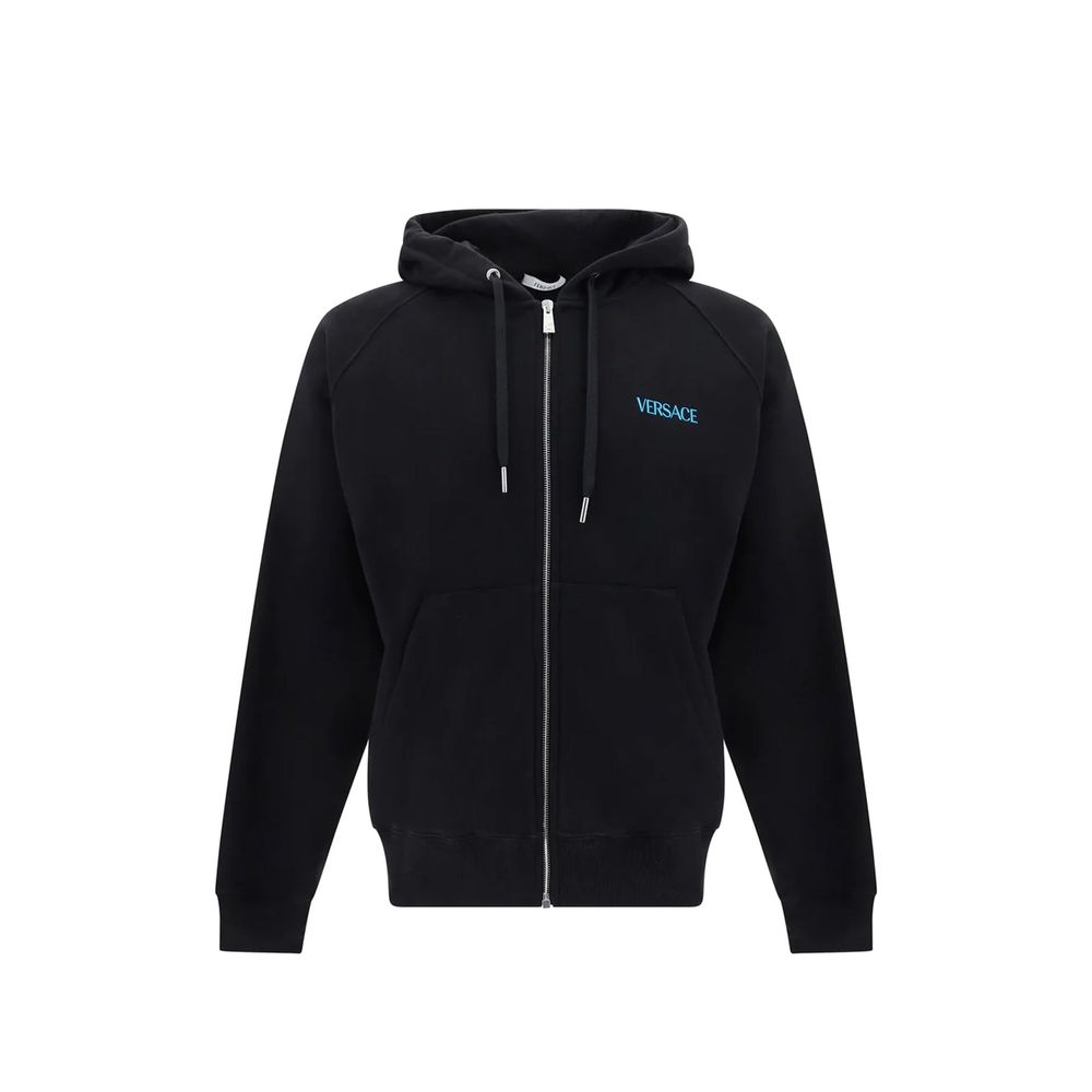 Black Cotton Sweatshirt