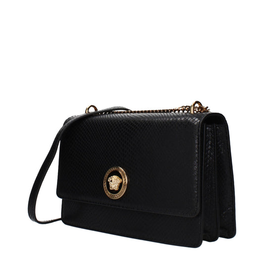 Black Leather Crossbody Bag
