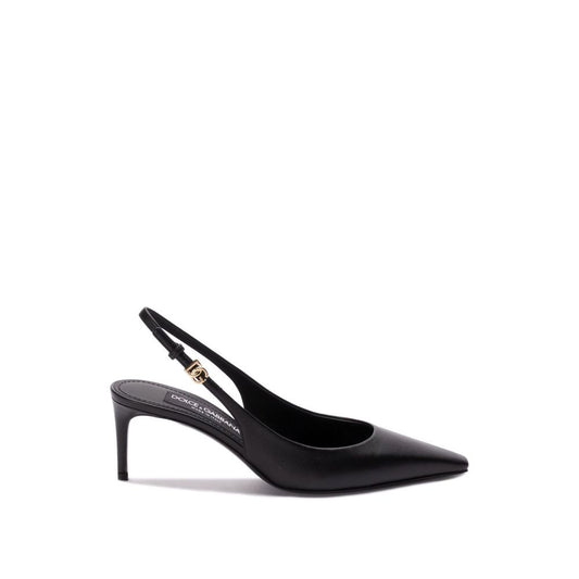 Black Calfskin Pumps