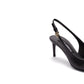 Black Calfskin High Heel Pumps
