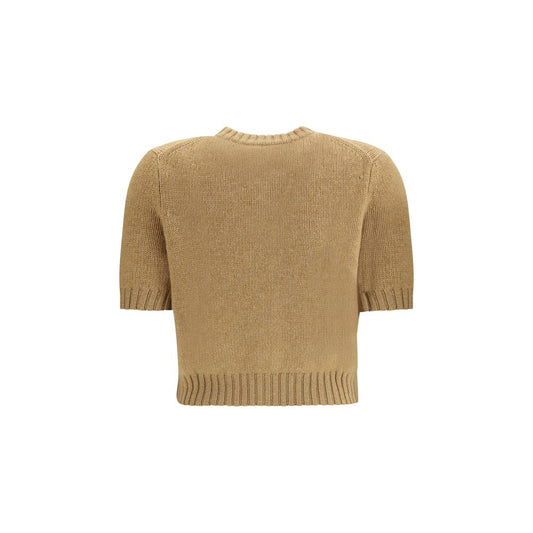 Beige Cashmere Cardigan