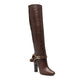 Brown Calfskin Ankle Boots