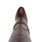 Brown Calfskin Ankle Boots