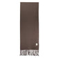 Marrone Poliestere Men Scarf