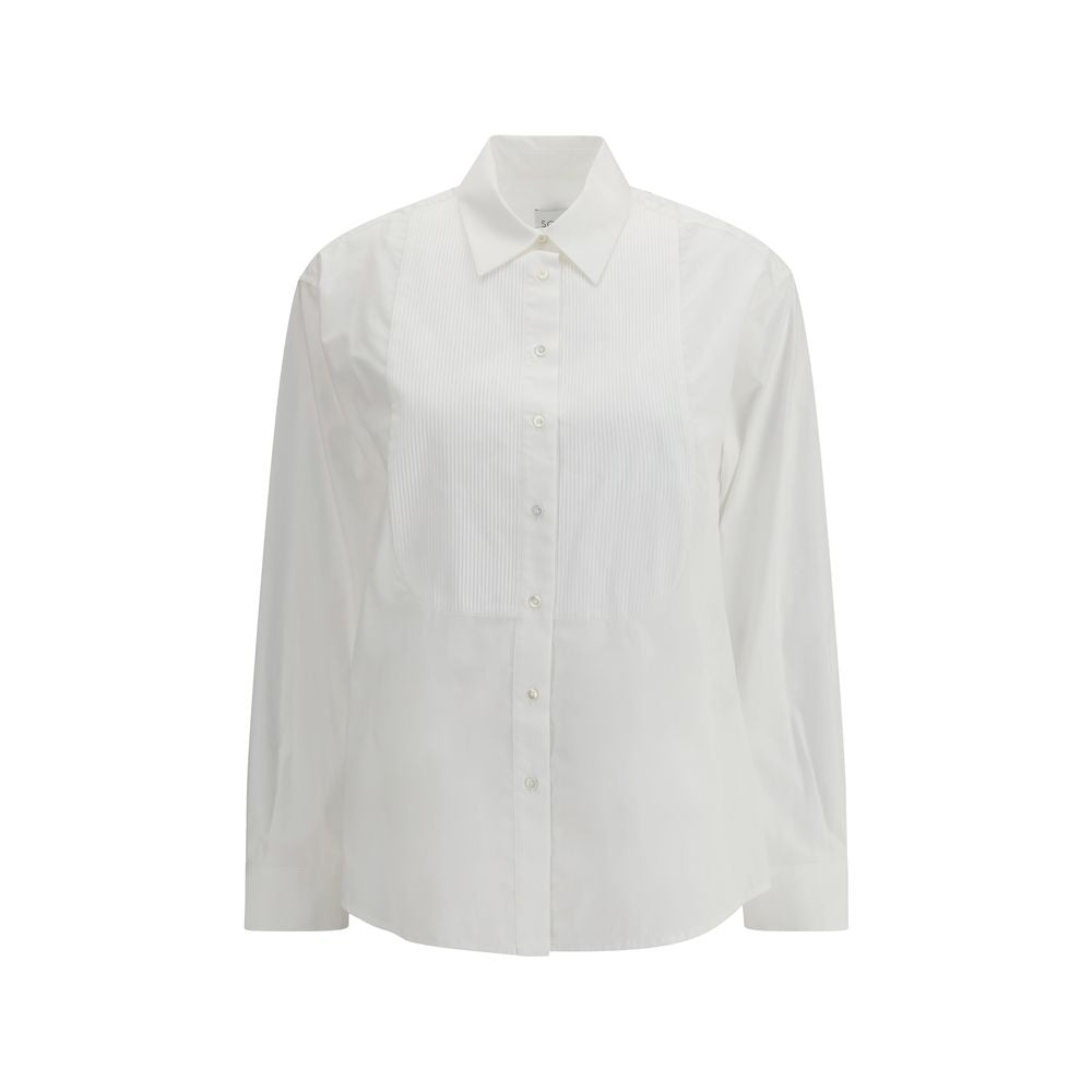White Cotton Dress Shirt