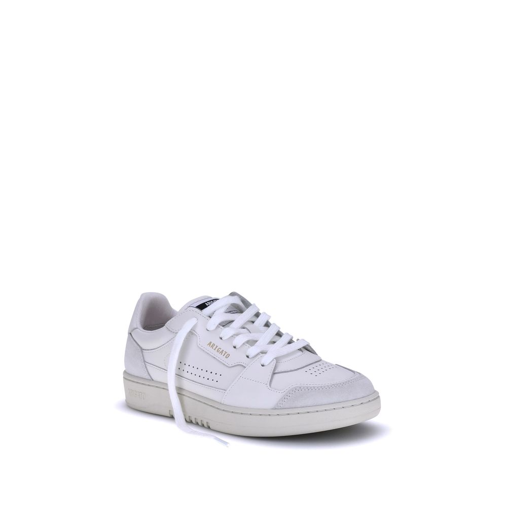 White Calf Leather Bos Taurus Low Top Sneakers