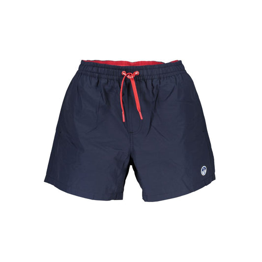 Blue Organic Cotton Men's Swim Boxer