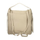 Beige Polyurethane Women Handbag