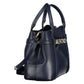 Blu Polyurethane Woman Handbag